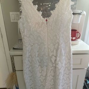 Lilly Pulitzer amazing white lace dress